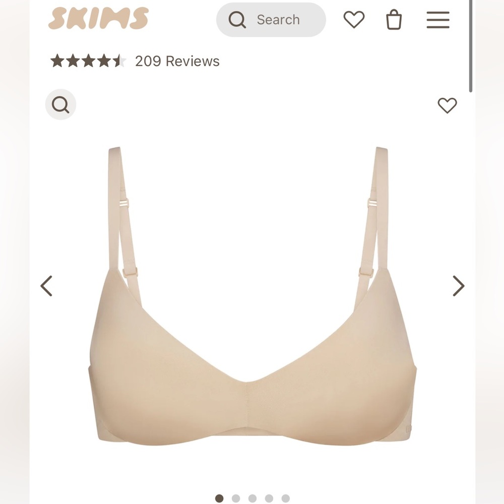 Skims WIRELESS FORM PUSH-UP PLUNGE BRA